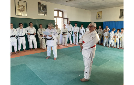 Jocelyne TRIADOU au Dojo mareuillais !